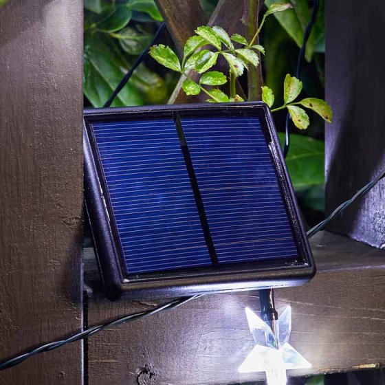 Solar Panel Plug in Enabled SOLAR LIGHTING GARDEN DECOR